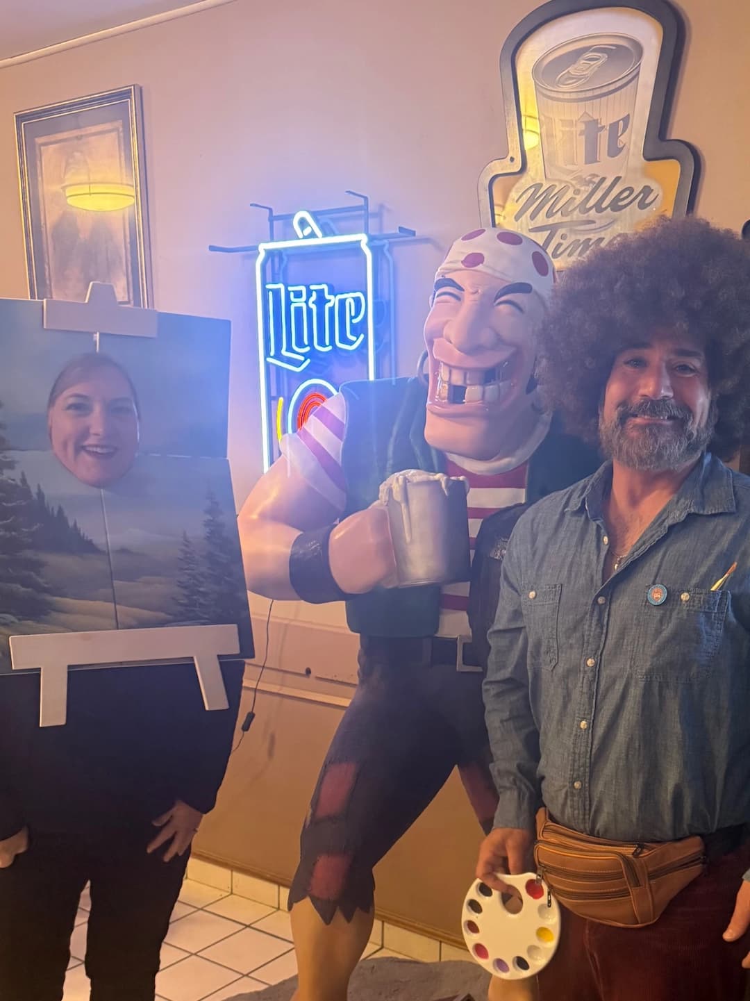 1st place Bob Ross 2025 Halloween